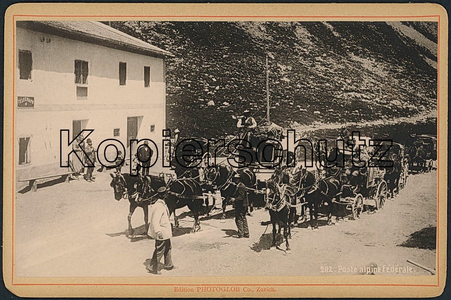 Ansichtskarten: GR Weissenstein - Albula Pass - Post - Postkutsche - Kutsche – Neu (gemäss Beschreibung) aus Schindellegi von dolpitz