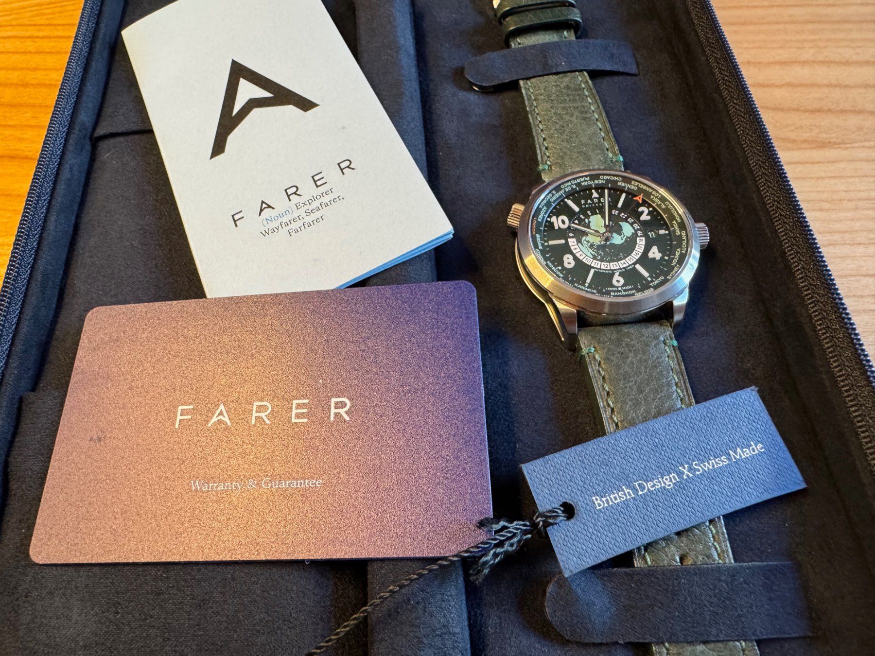 Orologi: Farer Foxe World Timer – Usato da Bern venduto da Okeanos 1