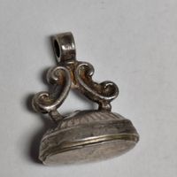 Vintage Pendentif Anhänger stamp massivem Silber #A6