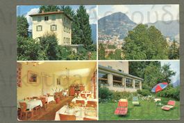 AK color Lugano TI Via Tesserete, Pensione „Selva“ ≈ 1970
