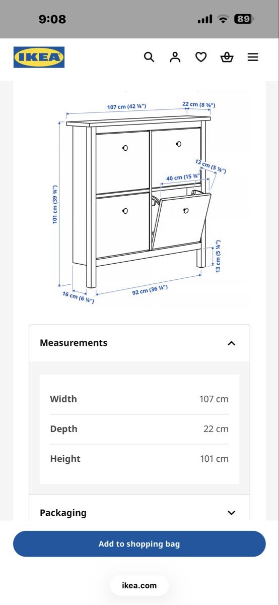 Kommoden: Hemnes Shoe Cabinet by Ikea  – Gebraucht aus Basel von wen_c2df 4