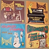 4 × Single Rutishuser & Co Folk/Schlager 80er, mit Signature