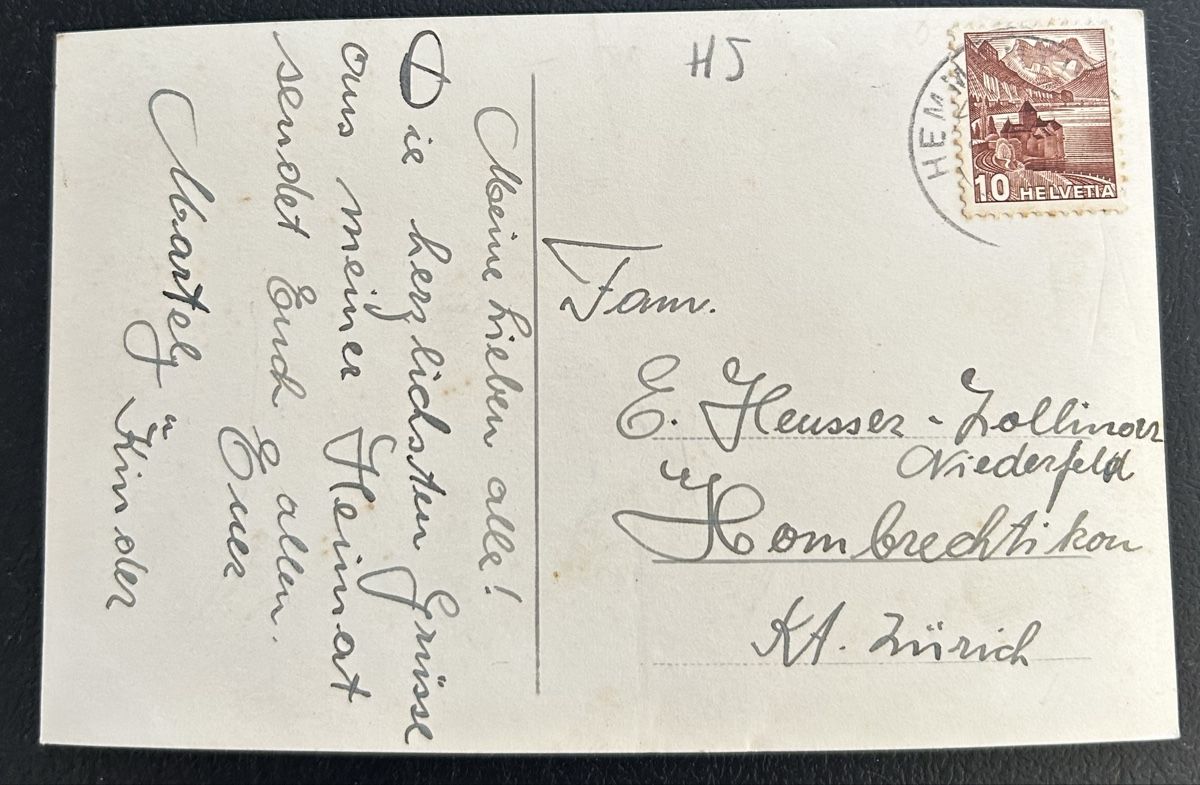 Cartoline postali: Fotokarte Hemmental – Usato da Horw venduto da Tellbub 1