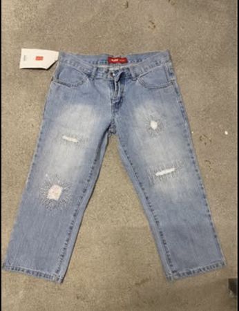 Coole XFN Jeans, Gr. M, Used-Look für den Sommer!