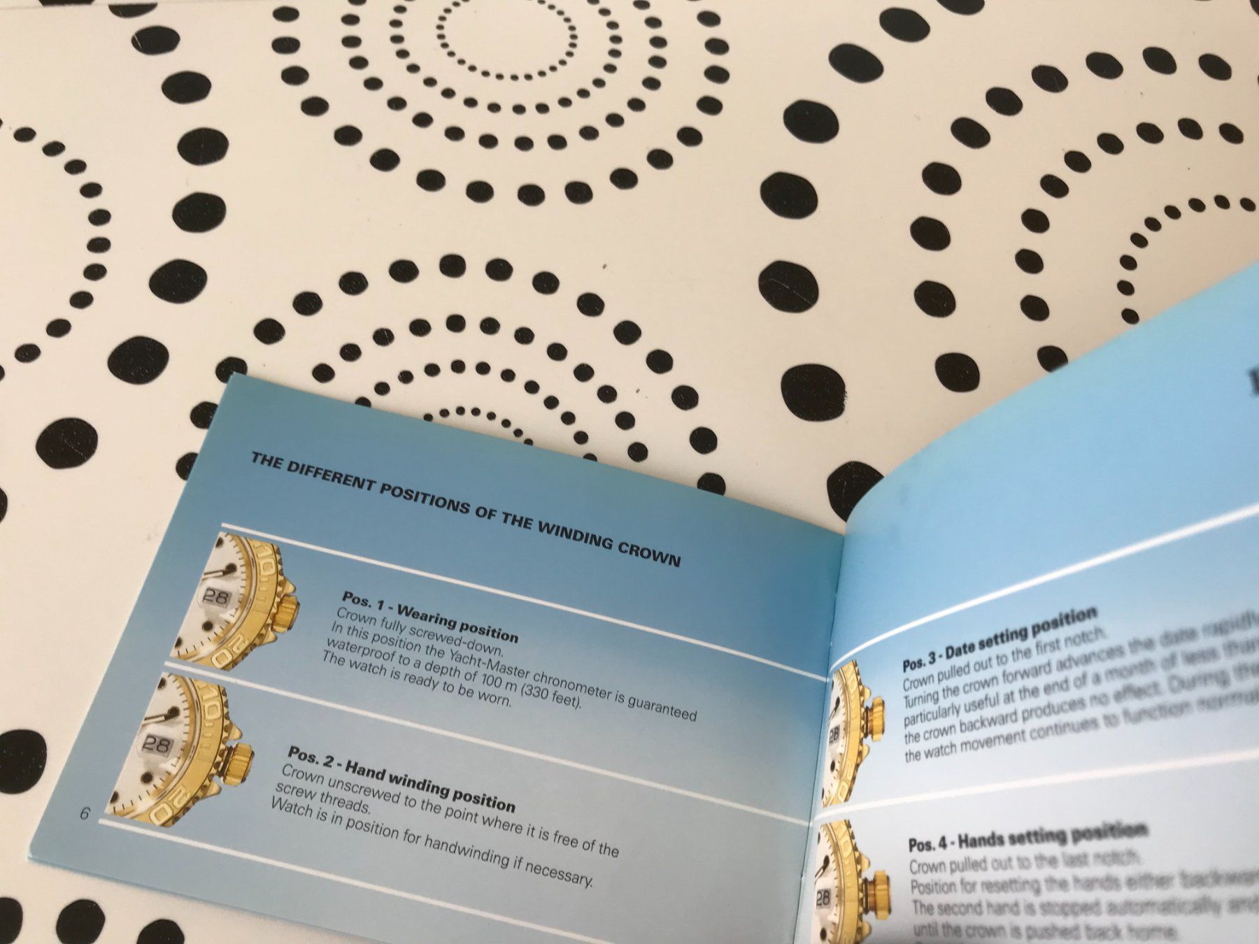 Rolex Documenti: ROLEX - YACHT-MASTER - OPERATING INSTRUCTIONS - ENG OLD NEW – Nuovo (secondo la descrizione) da Epalinges venduto da dream-watch 2