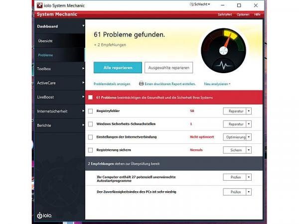 Software: Avanquest System Mechanic 2018 Professional -1-Jahres-Lizenz – Nuovo e nell'imballaggio originale da Adlikon b.Regensdf venduto da ChriZ86 5