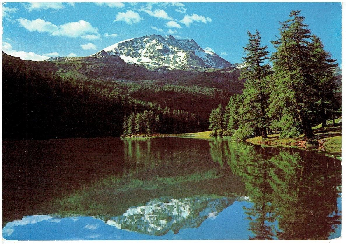 Cartes postales: Champfèrsee mit Piz Corvatsch – D'occasion à Flims - Dorf par Stagediver