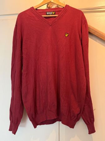 Lyle & Scott Pullover rot Grösse XXL gebraucht