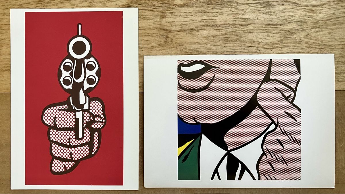 Ansichtskarten: 2x AK Roy Lichtenstein – Gebraucht aus Buchs AG von Allerleis