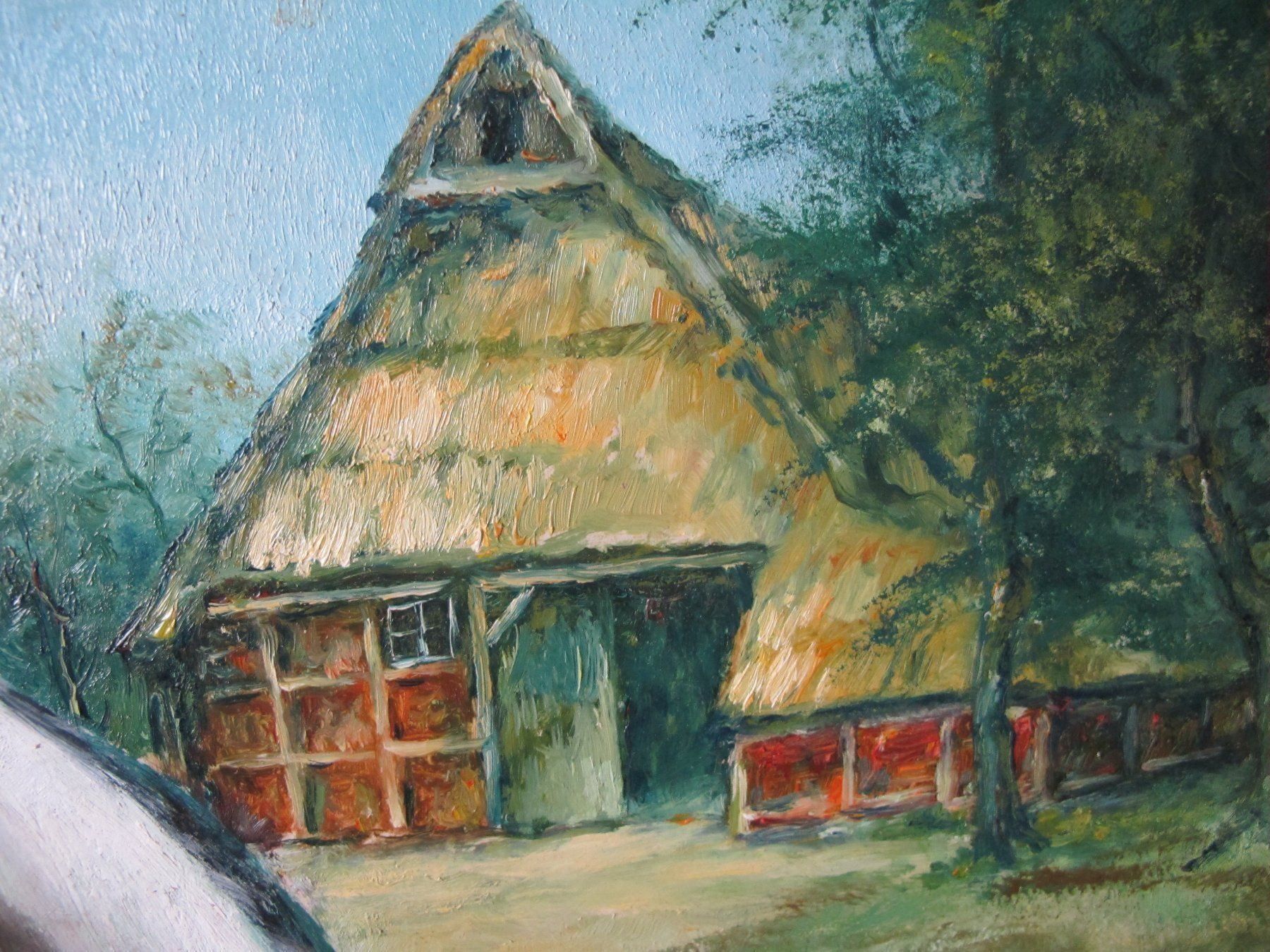 Dipinti: Bild Landschaft Mit Pferde Gemalt – Usato da Altnau venduto da LinaAuktion 3