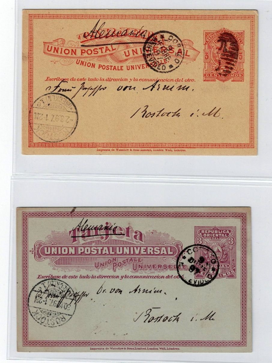 Tutti i francobolli: Verschiedene Länder, 10 Belege um 1900 – Usato da Hinteregg venduto da McCharly01 1