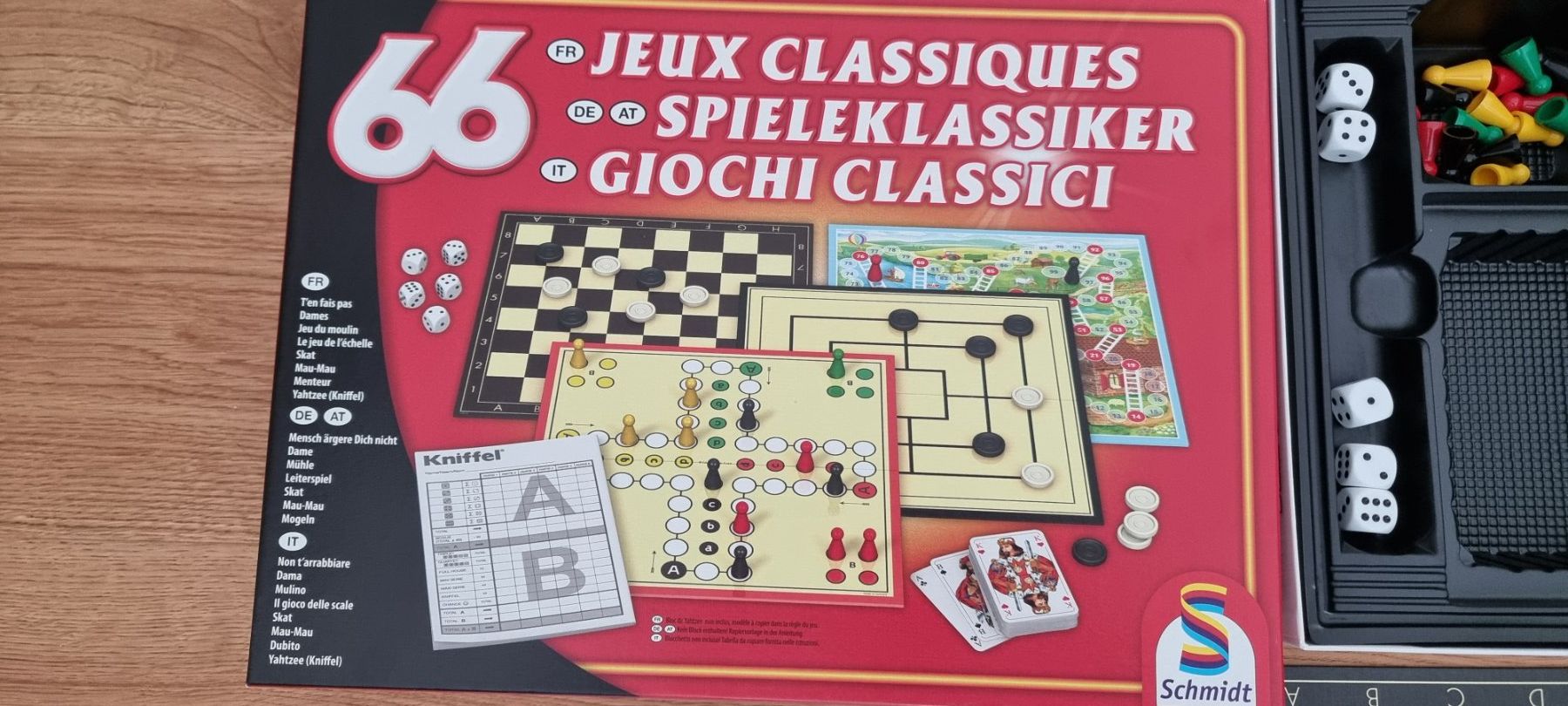 Giochi: Schmidt: 66 Spieleklassiker in einer Box – Usato da Lachen SZ venduto da allesweg78 2