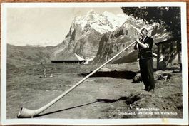Grindelwald - Mettlenalp Alphornbläser - Cor des Alpes 1935