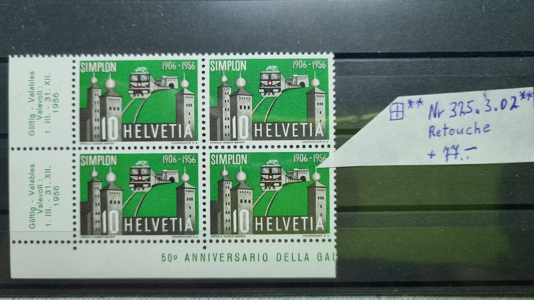 Tutti i francobolli: CH-Briefmarke Abart 325.3.02 – Nuovo (secondo la descrizione) da Moosseedorf venduto da wau69