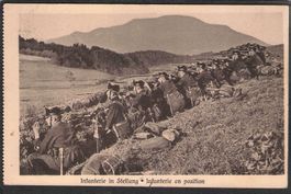 Militär Infanterie in Stellung