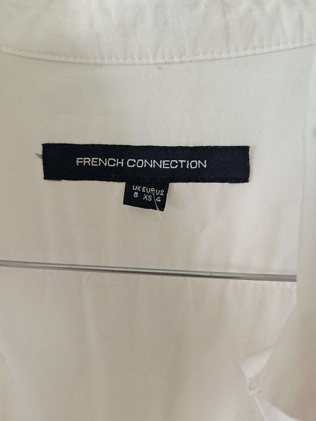 French Connection Camicette: Bluse French Connection weiss Baumwolle XS – Usato da Wohlen AG venduto da Colina 3