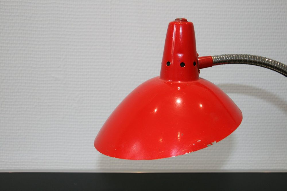 Vintage Schreibtisch / Nachttisch Lampe mit Schwanenhals | Kaufen auf ...