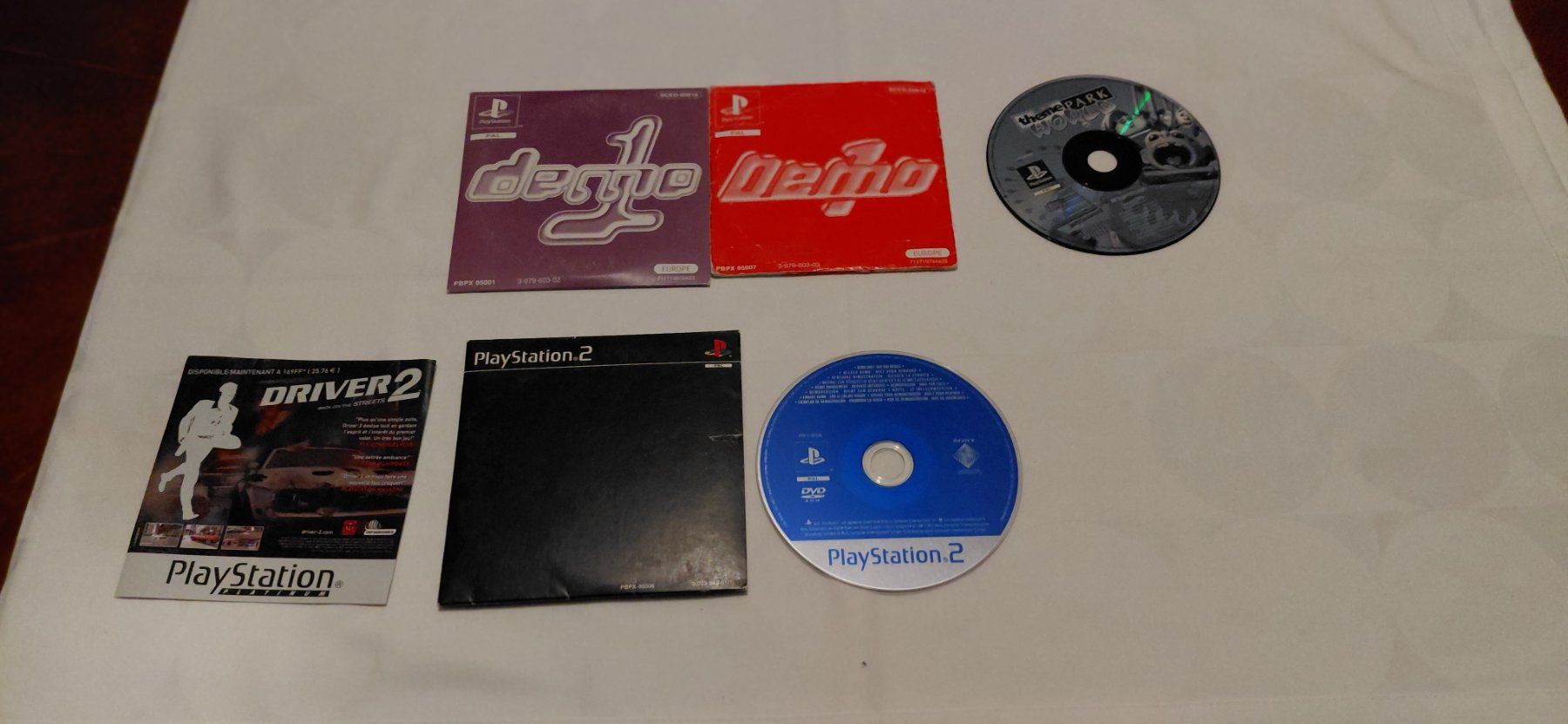 Giochi: 3x Demos  PS1 / PS2 Themepark PS1 – Usato da Gretzenbach venduto da Uli1980