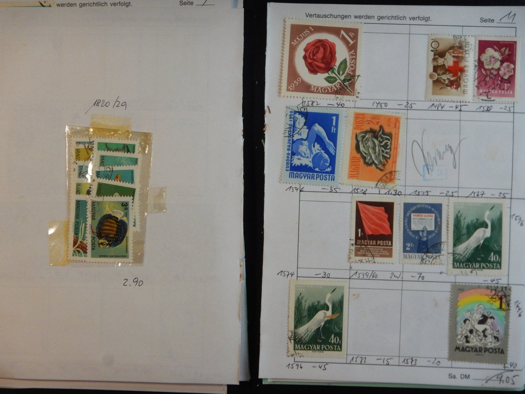 Tous les timbres: Ungarn Lot mit alten Werten I – D'occasion à Zürich par Muehlekauf 5