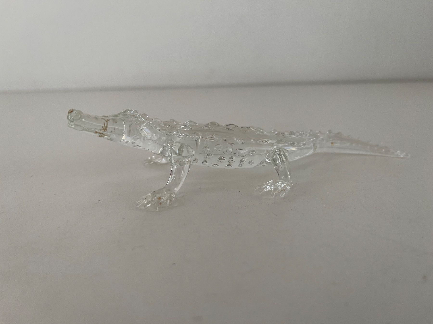 Statuette: Krokodil aus Glas – Usato da Wetzikon ZH venduto da seli03