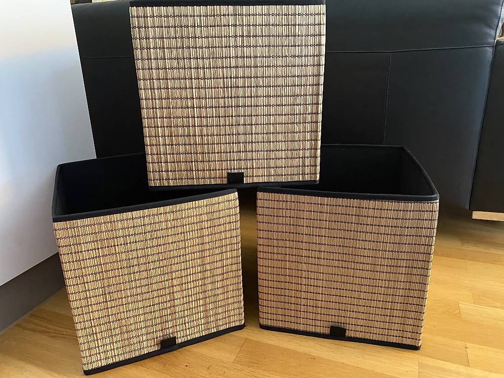 Ikea Altro per la casa: 3er-Set GNABBAS Korb, Ikea 32x35x32cm – Usato da Bern venduto da Mondol
