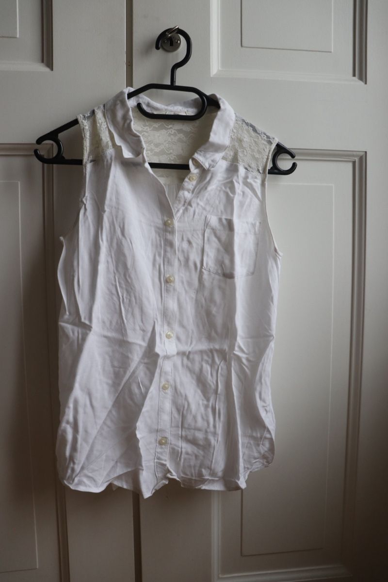 H&M Camicette: Chemisier blanc avec dentelle H&M – Usato da Mathod venduto da Alice977