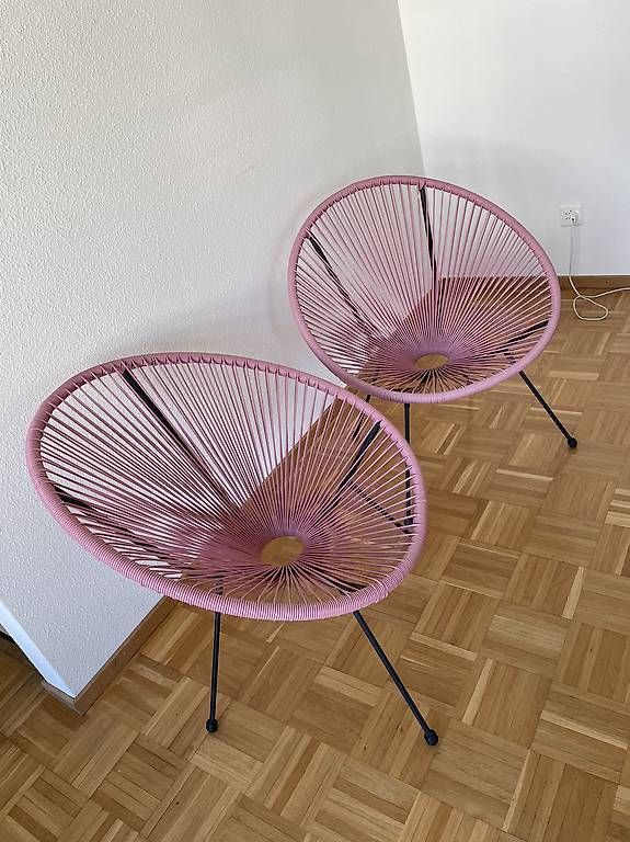 Sedie: Gartensessel / Gartenstühle, rosa  – Usato da Zürich venduto da reb_rhb8 1