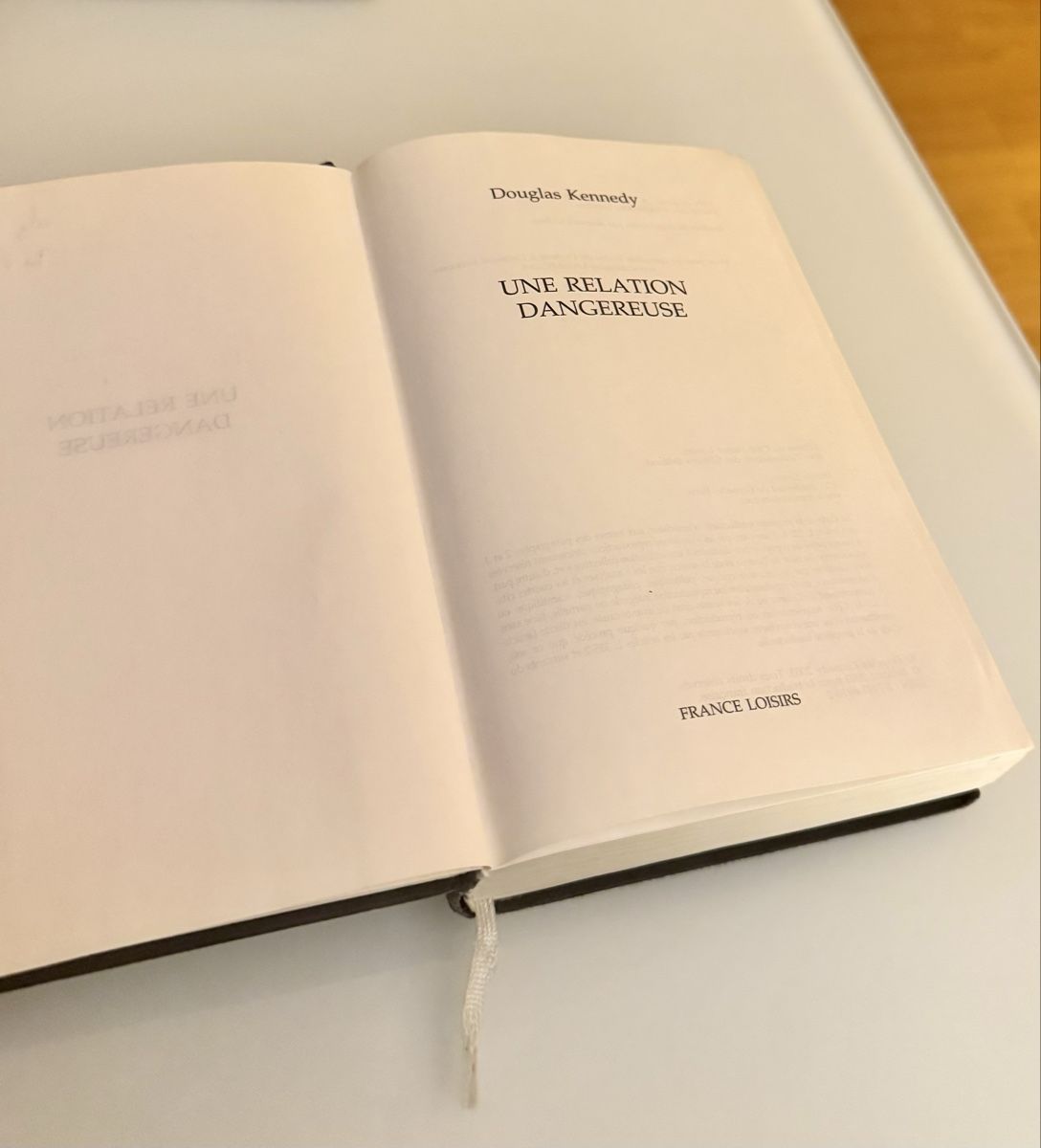 Libri: Une relation dangereuse - Douglas Kennedy – Usato da Neuchâtel venduto da Elipshop 2