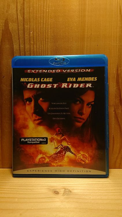 GHOST RIDER Blu-Ray Extended Version mit Nicolas Cage (Gebraucht) in ...