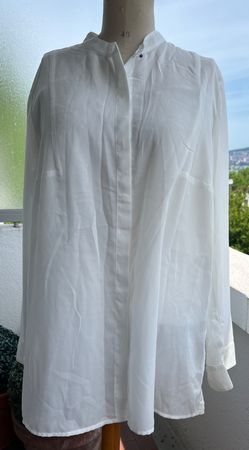 A. Oliver Selection Luftige weisse Bluse Gr. 42