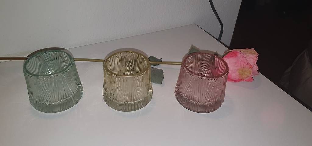 Portacandele: Teelichthalter aus Glas – Usato da Thalwil venduto da ald_6yrs