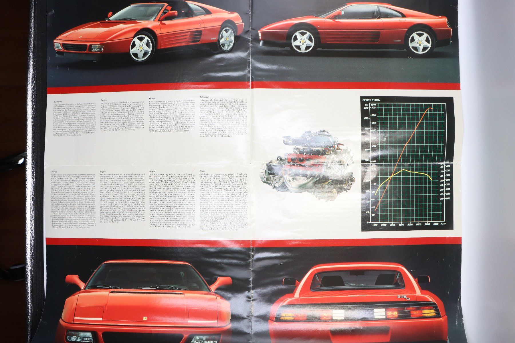 Ferrari Documenti: Ferrari 348 1990 Prospekt – Usato da Bühl b.Aarberg venduto da Collectorpassions 3
