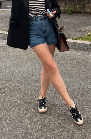 Mango MNG – Short en jean taille haute – EUR 36