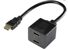Renkforce HDMI Splitter, vergoldete Steckkontakte, Neuware