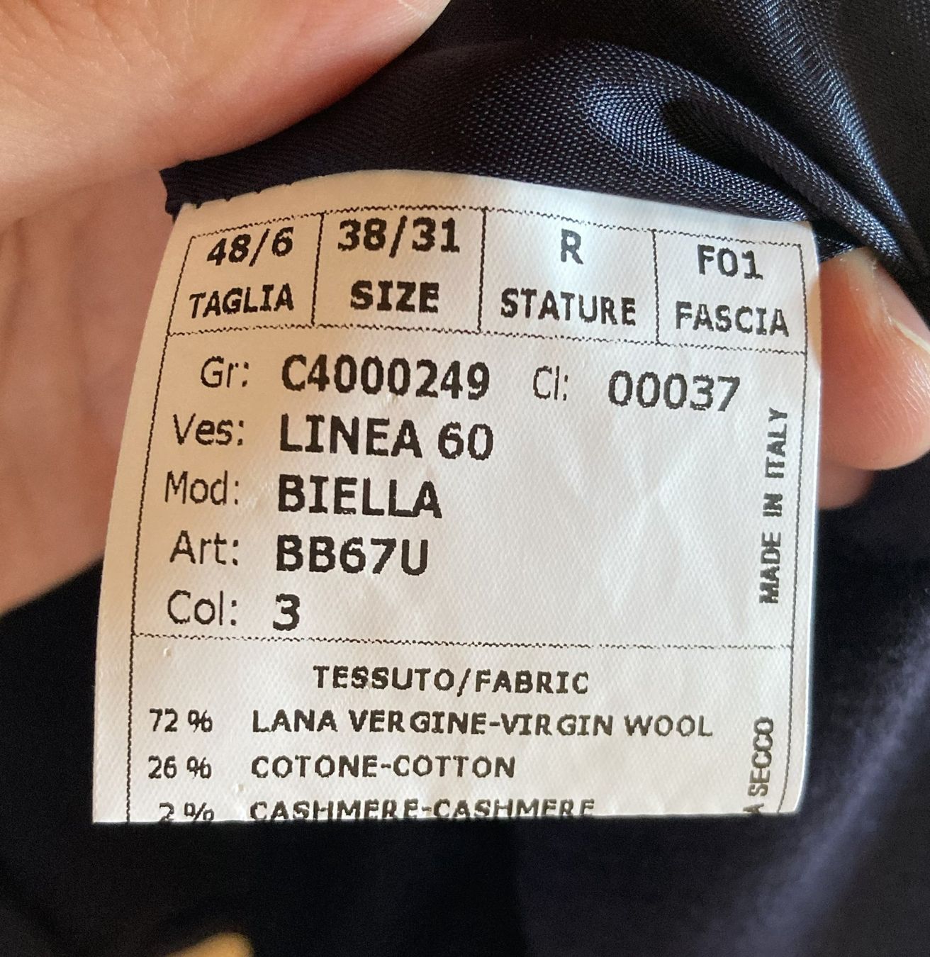 Giacche: Blazer Herren, Modesto Bertotto, Blau, Gr. 48 – Usato da Pully venduto da nick_lausanne 4