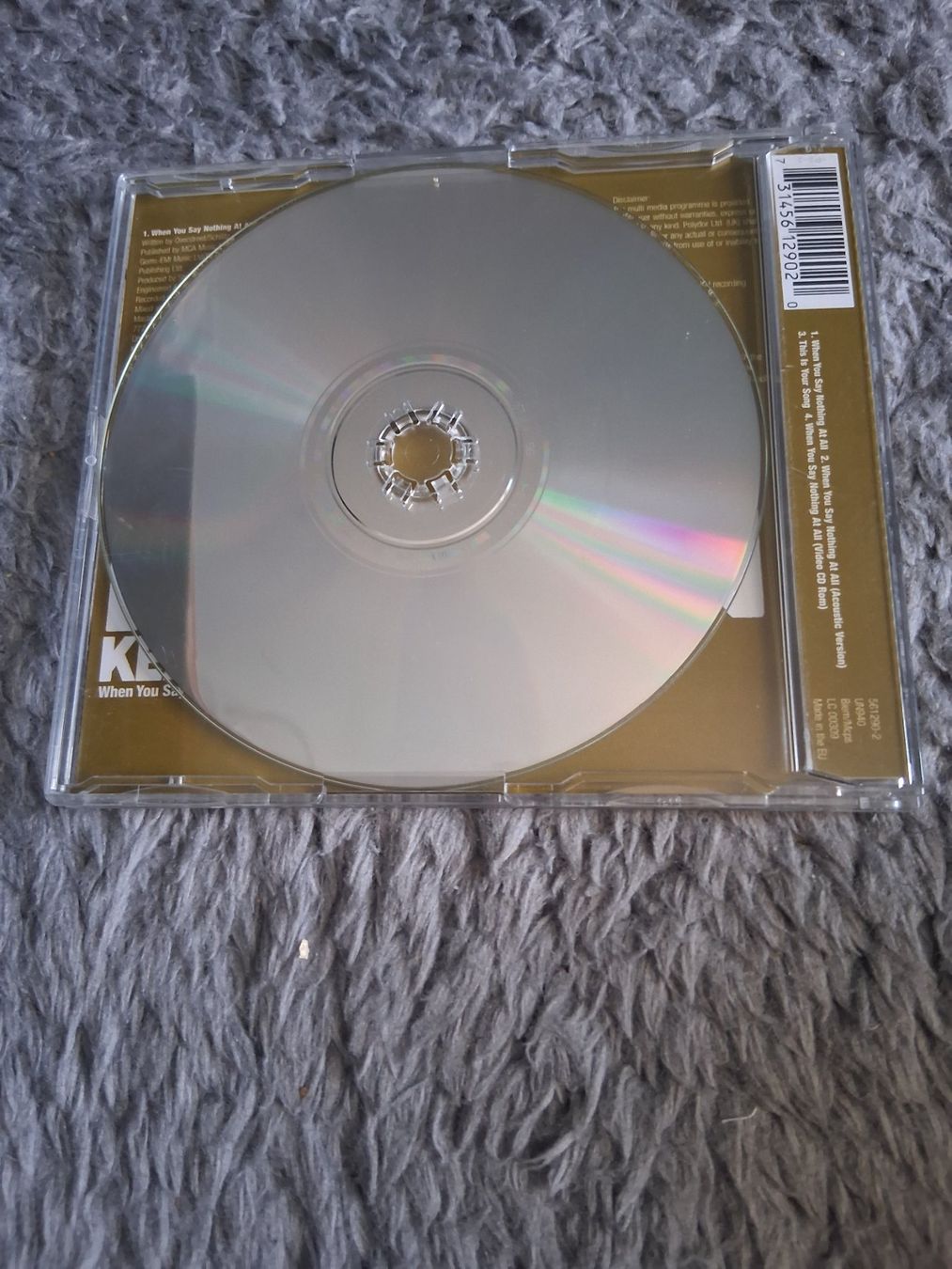 CD: RONAN KEATING    WHEN YOU SAY NOTHING AT ALL    CD SINGLE – Usato da Wetzikon ZH venduto da Ramones01 1