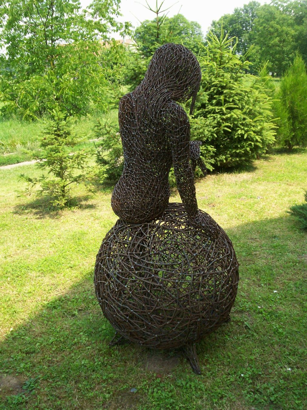 Sculture & Statue: Drahtkugel Meerjungfrau – Usato da Widnau venduto da bla_7xlm 3