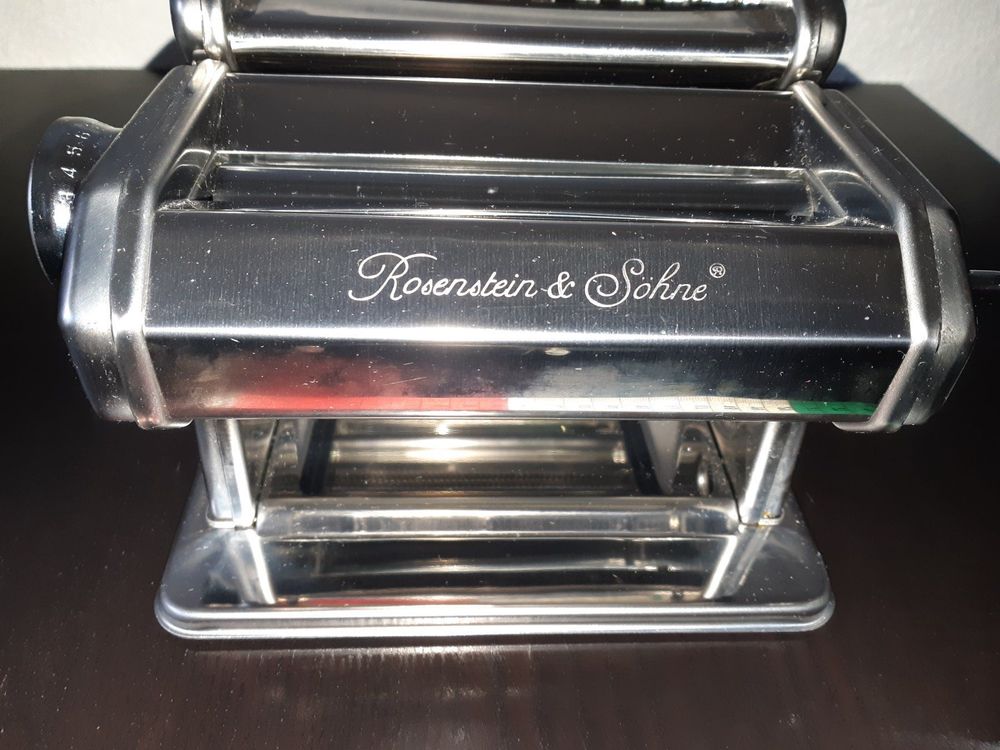 Rosenstein & Söhne Macchina Per Pasta NM-100 - Tagliapasta Per Tagliatelle E Tagliolini, 9 Spessori