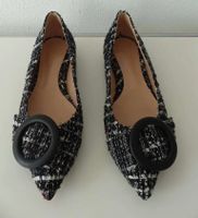 Gianvito Rossi Ballerina Gr. 39, schwarz