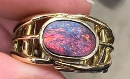 Sehr schöner Opal Ring Gold 18kt