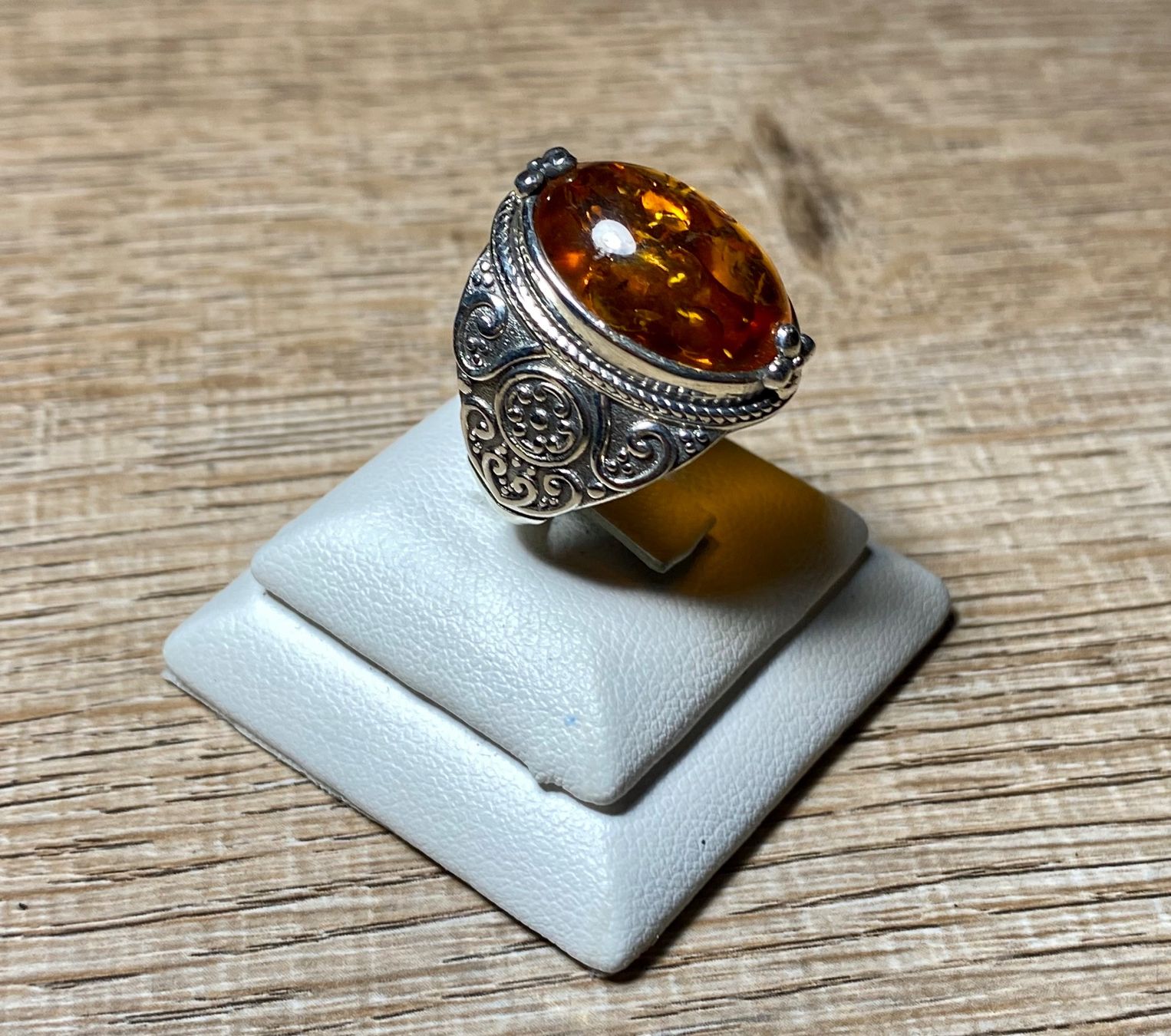 Ringe: Orientalischer Silber 925 Ring Cognac Bernstein – Neu und originalverpackt aus Laax von Kiki_Kingdom3 6