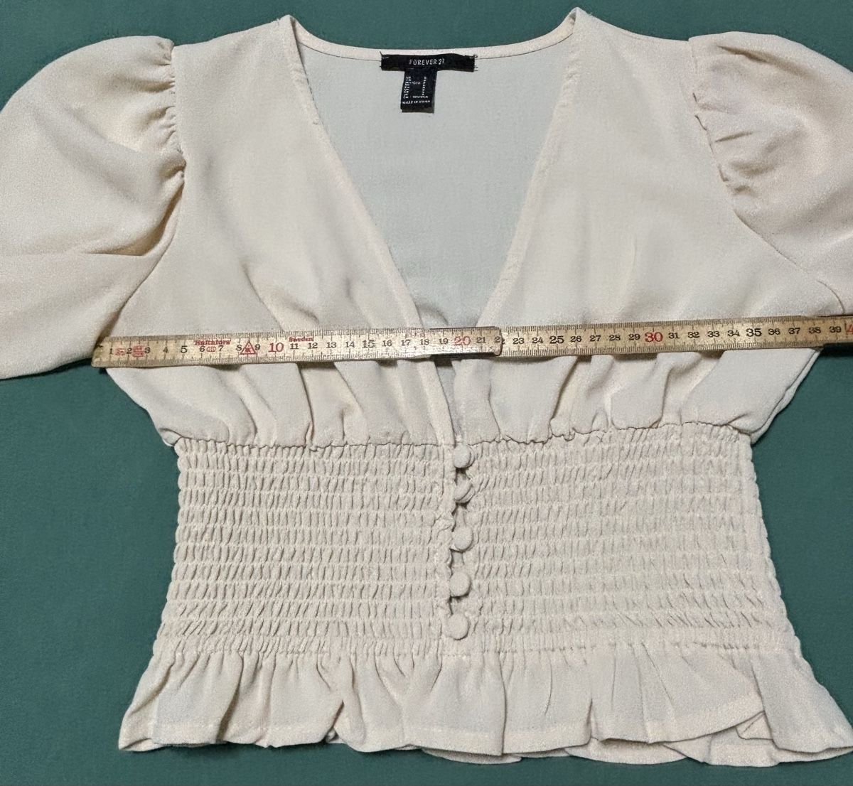 Camicette: Forever 21 Bluse, Cremeweiss, Grösse S – Nuovo (secondo la descrizione) da Zollikerberg venduto da Jvac2 2