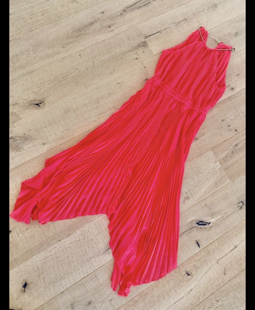 Michael Kors Vestiti: MICHAEL Michael Kors Neckholderkleid pink Groesse S – Usato da Zug venduto da dani1529 1