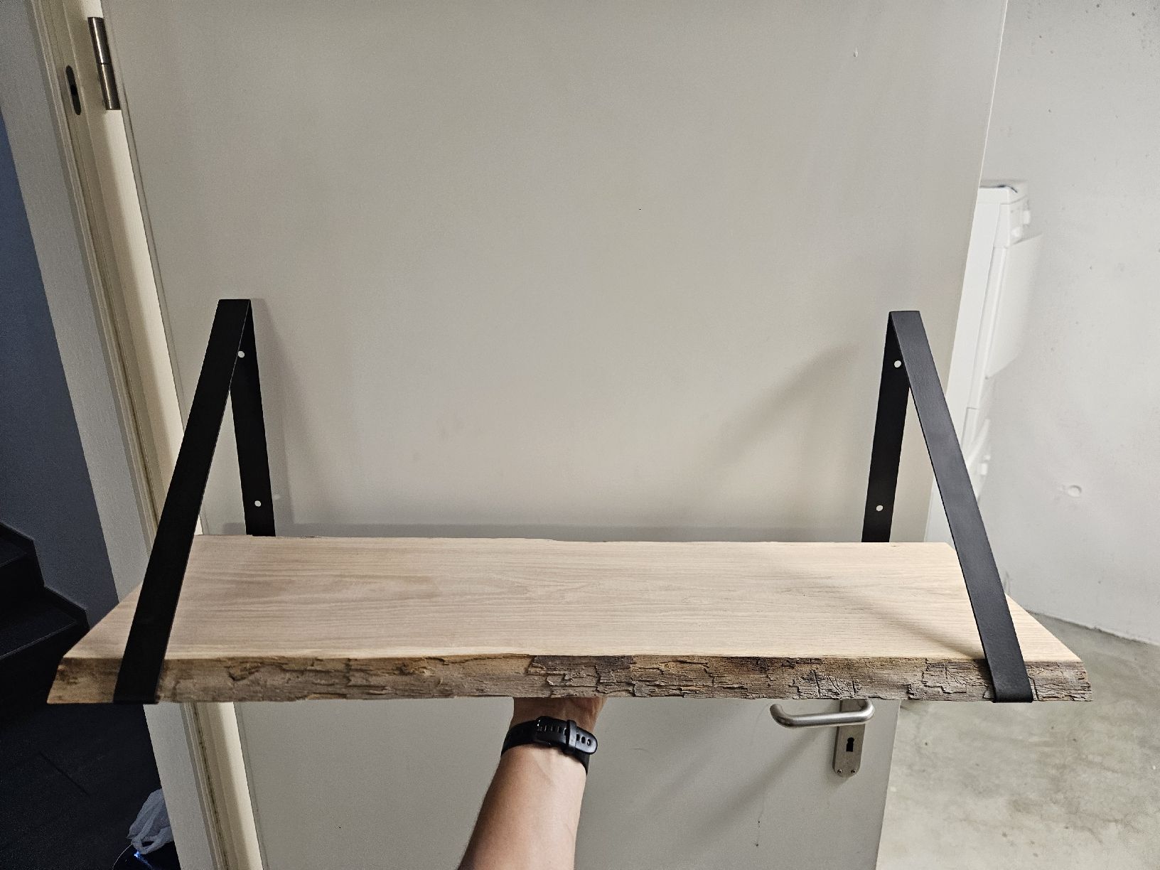 Scaffali: 2x Wandregal Massivholz selfmade – Usato da Diessbach b. Büren venduto da holu2557 3