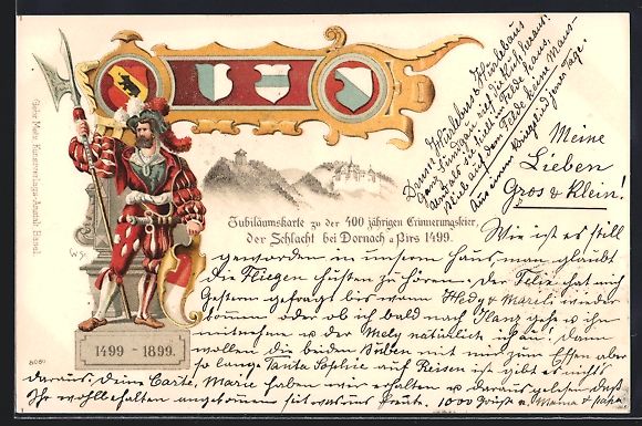 Cartes postales: Litho Dornach a. Birs, 400-jähriges Jub – D'occasion à Berlin par bartko-reher