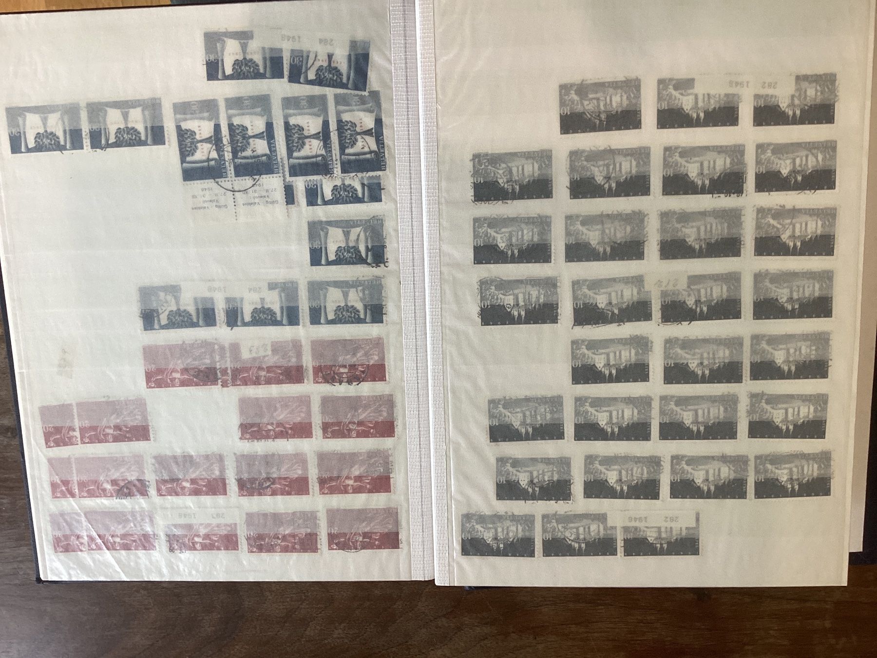 Tutti i francobolli: Briefmarken ganzes Album – Usato da Reinach BL venduto da andreas_mueller 2