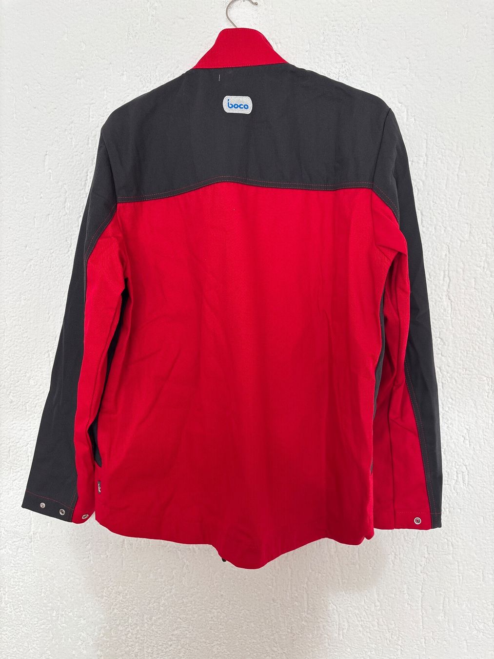 Giacche: Boco Arbeitsjacke, Grösse 50, Rot/Schwarz - – Nuovo e nell'imballaggio originale da Oberegg venduto da MR-shop 2