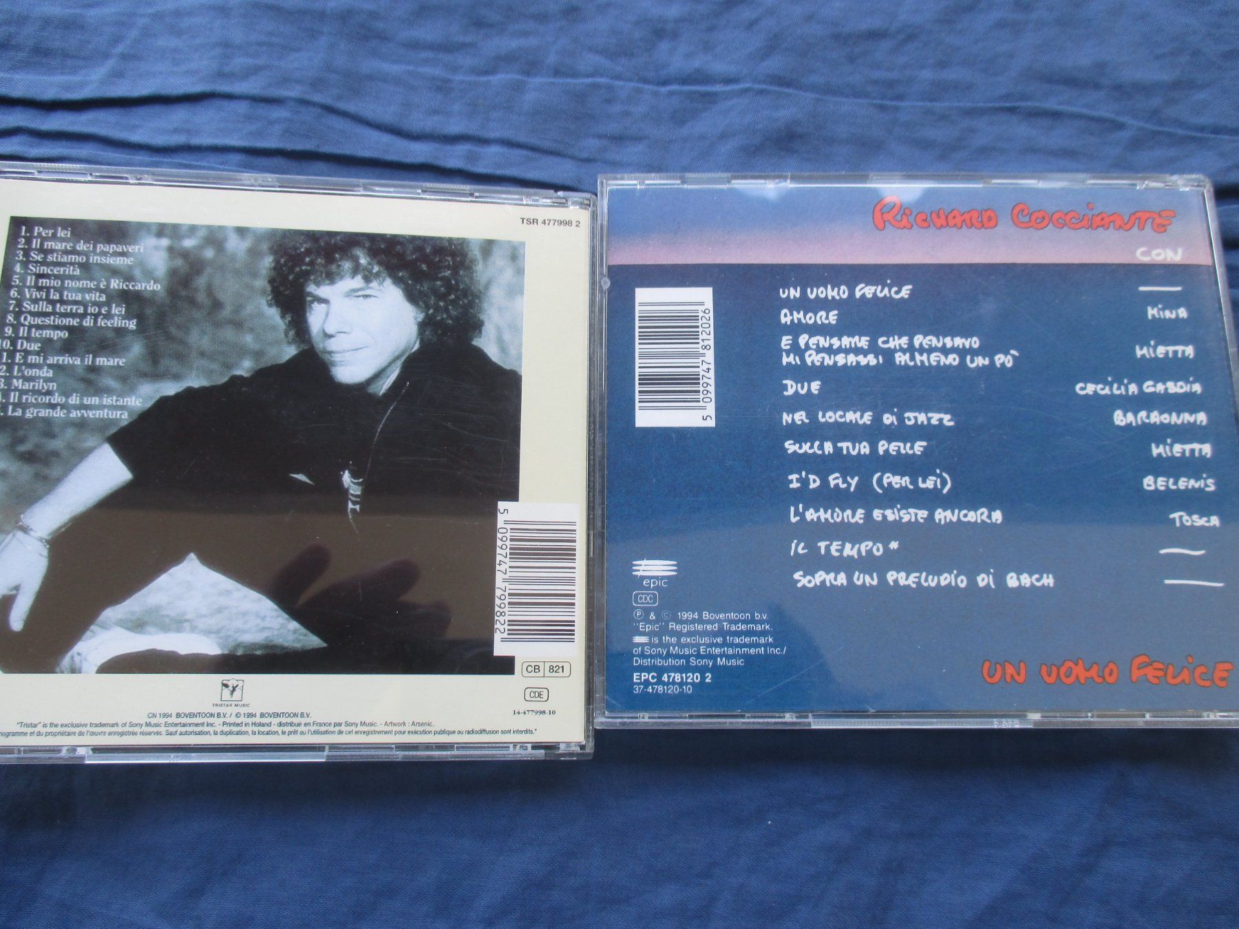 CD: lot de 2 cd de Richard Cocciante – Usato da Colombier NE venduto da Nevenma 1