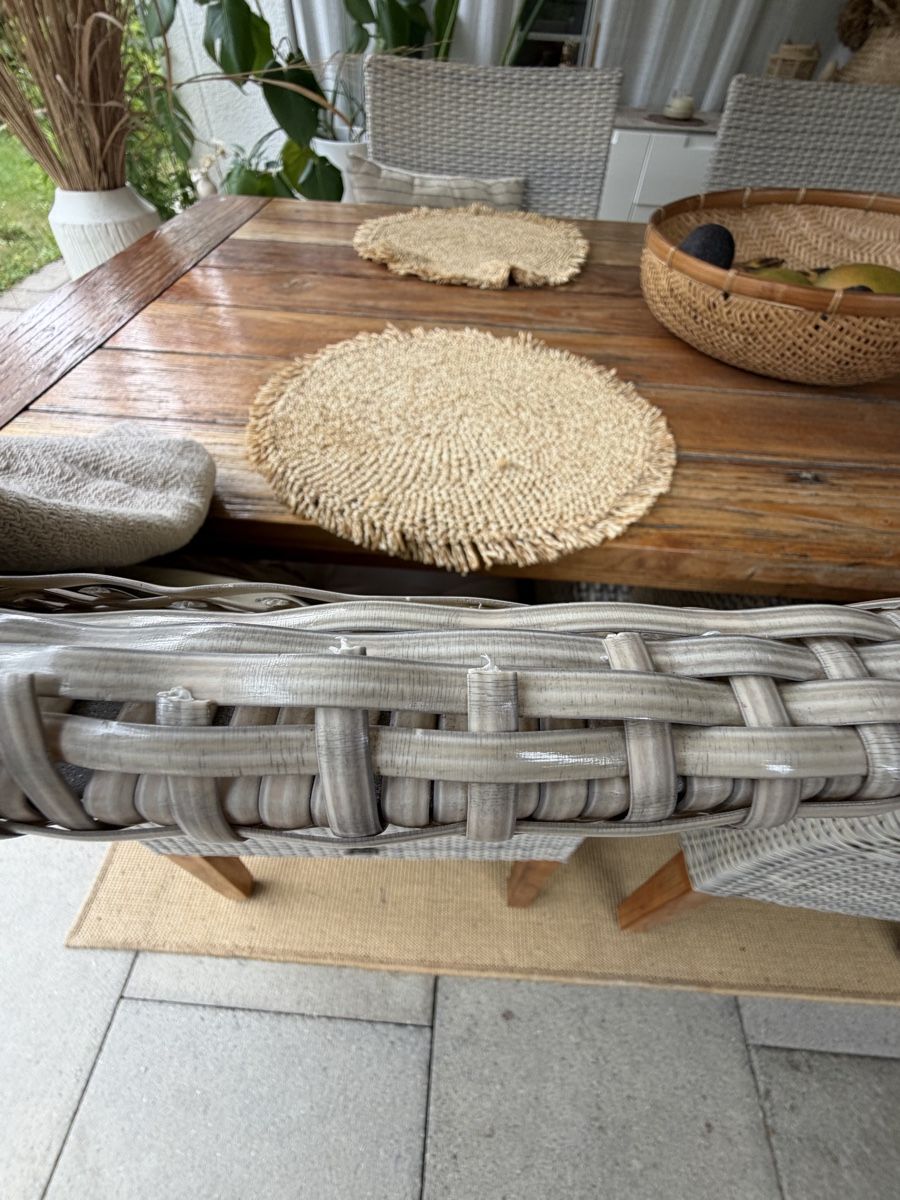 Sedie: 4 hochwertige Polyrattan-Gartenstühle – Usato da Amriswil venduto da nic_vq6k 5