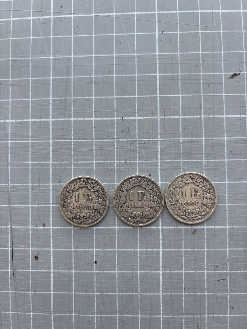Tutti le monete: 1Franken Silbermünzen Set, 2 stk. – Usato da Flawil venduto da Pirar